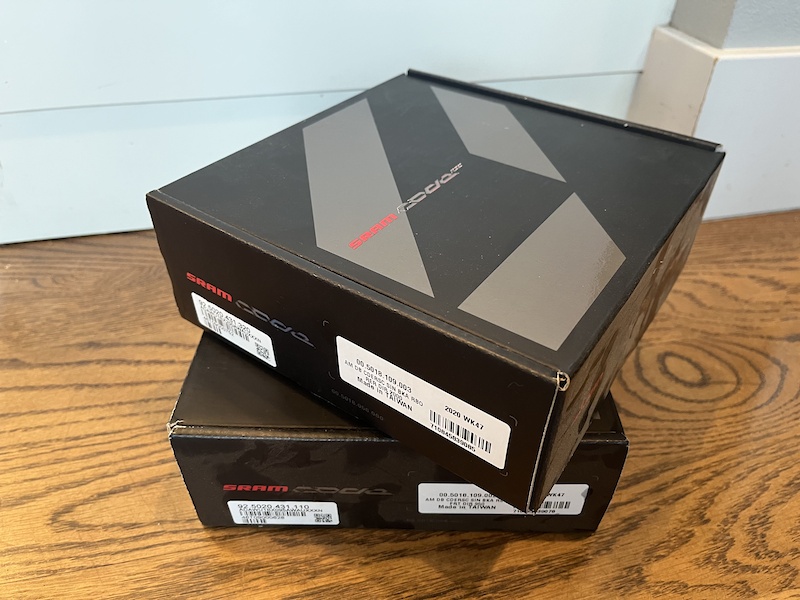 2022 SRAM Code RSC front rear set new in box rainbow bolts For Sale