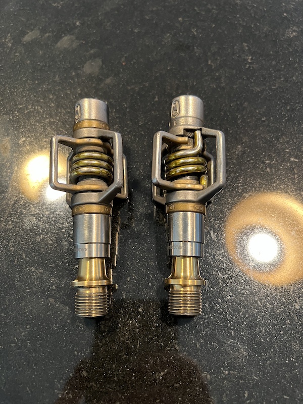 2018 Crank Brothers Eggbeater & Candy 11s Titanium For Sale