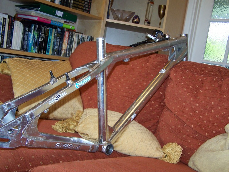 a nice long travel hardtail frame for £60 or sensible offers. NO SWAPS!

with brand new KORE stem free!