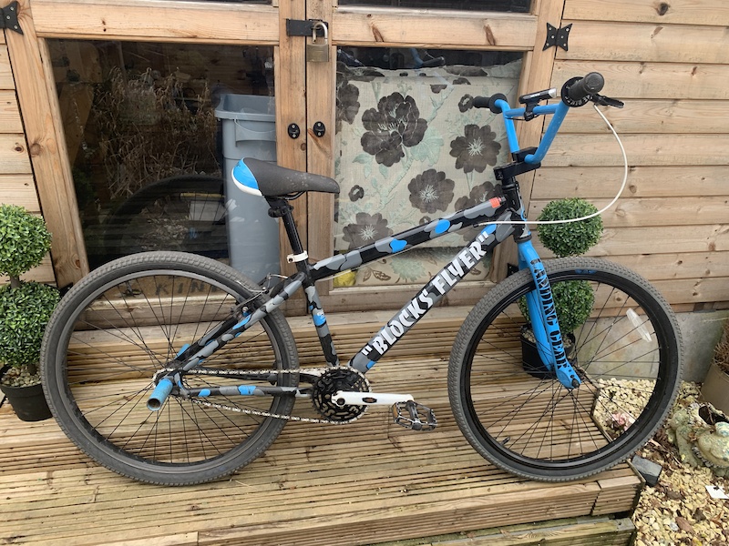 Blue Camo Blocks Flyer Se Bike With Maxxis 26 Inch for Sale in Reading, PA  - OfferUp