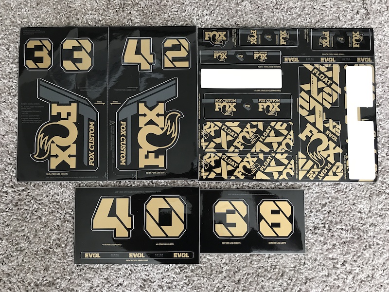 FOX Decal Kit For Sale