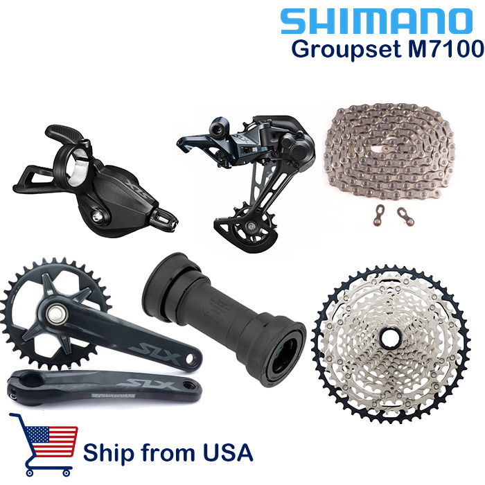 [1x12 Speed] Shimano SLX M7100 Series Groupset 6pcs For Sale