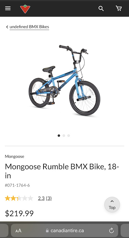 18 inch bike canadian tire sale