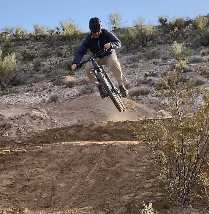 Dad Jumps Mountain Biking Trail - Kingman, Arizona