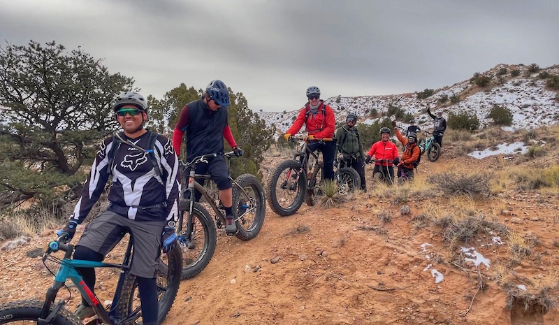 Mini Badlands dips and climbs Mountain Biking Trail - Rio Rancho