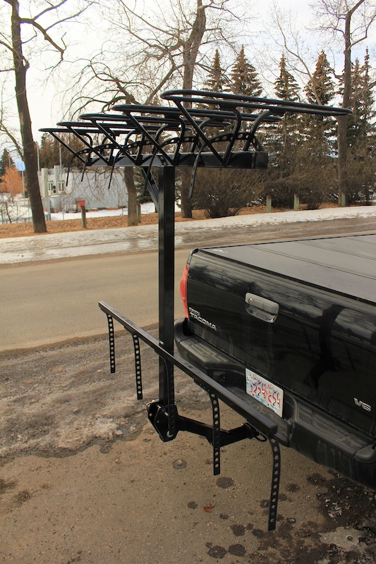 2024 Vertical Hitch Mount Bike Rack By Rack Fab For Sale