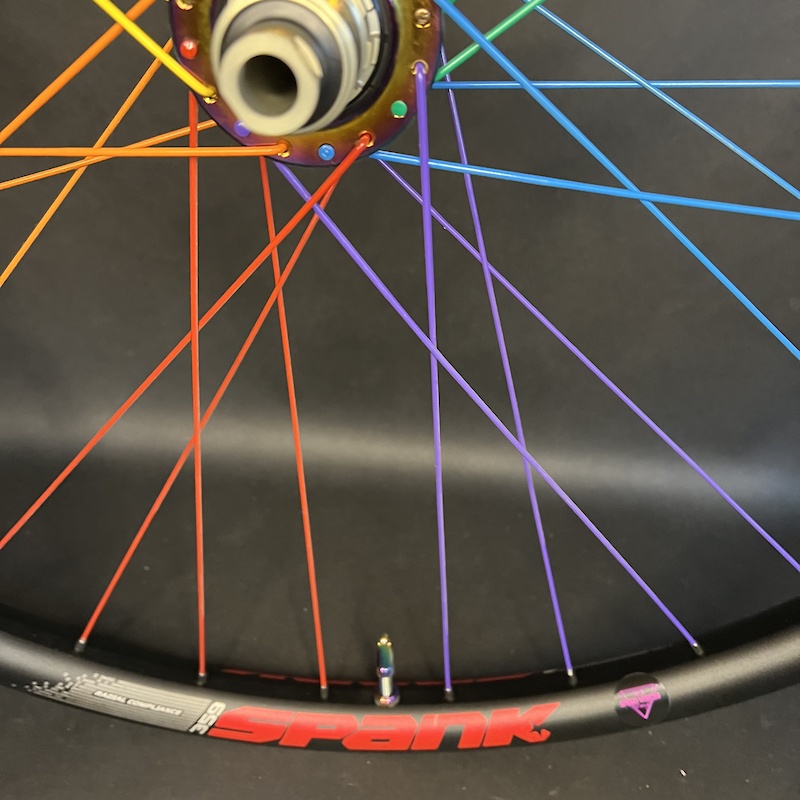 Oil slick spokes cheap 27.5