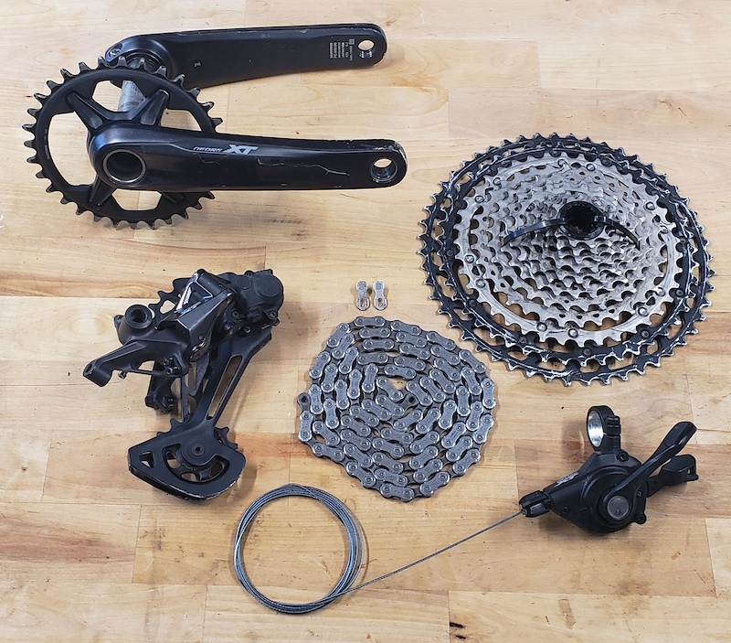2021 Shimano XT Drivetrain Groupset, 1x12, 32t, 170mm For Sale