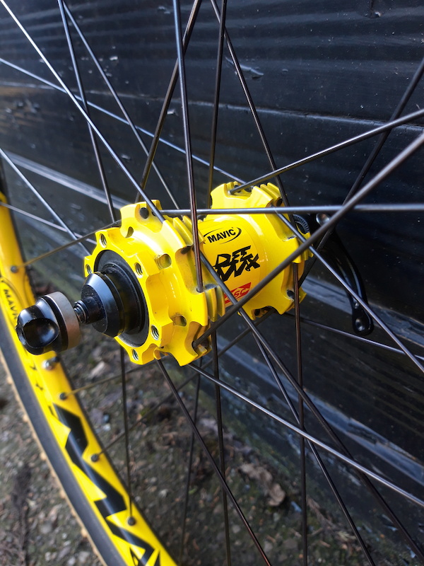 Mavic Deemax Retro 26 inch Wheels With Tyres 135mm For Sale