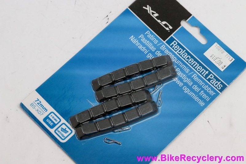 XLC VBrake Pad Inserts 72mm (Sold in sets of 4) For Sale