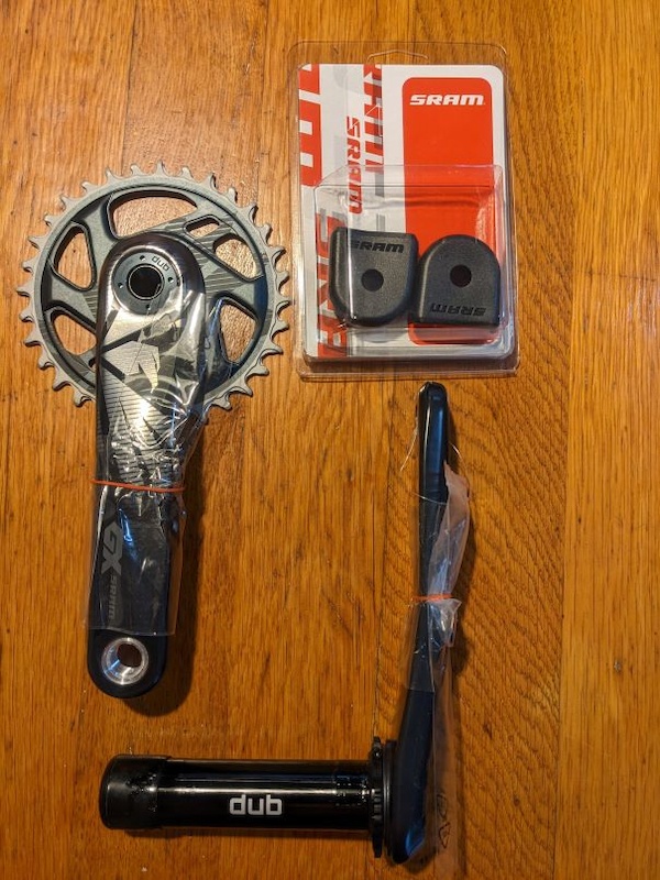 SRAM GX Eagle Carbon Boost Crankset - 175mm 12-Speed Lunar