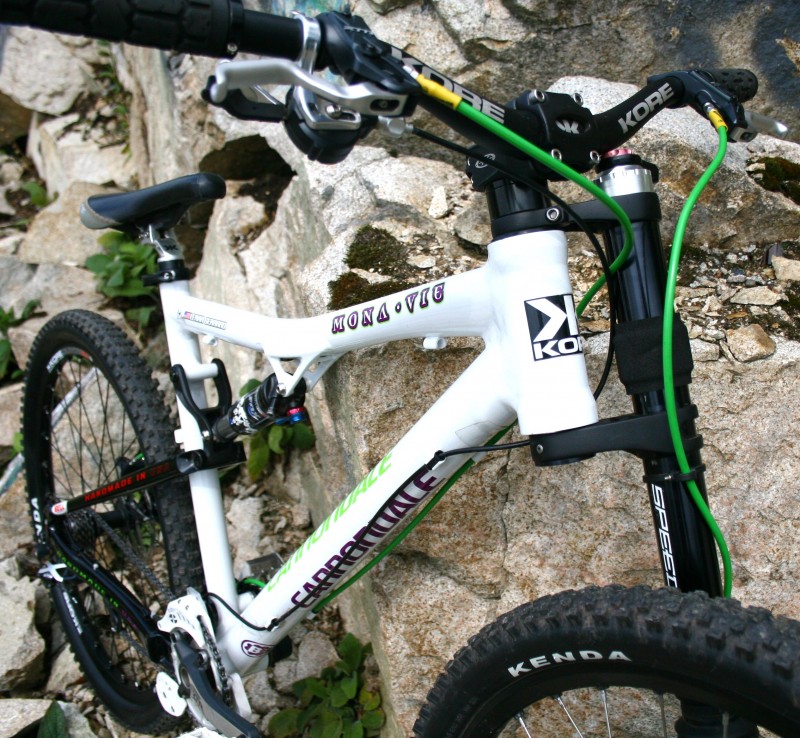 Leana Gerrard's Cannondale Rize - Drive side from the front