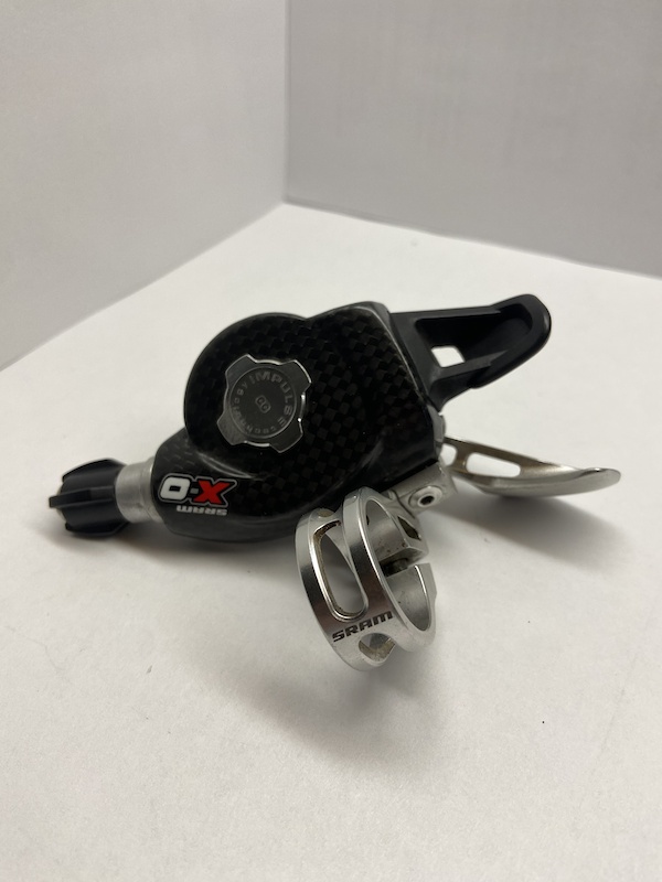 2008 SRAM X0 Bike Trigger Shifters 3 x 9 Speed Carbon For Sale