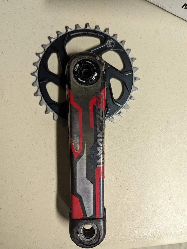 Sram Descendant Truvativ Descendant DH Crankset - 165mm, 34t, DUB