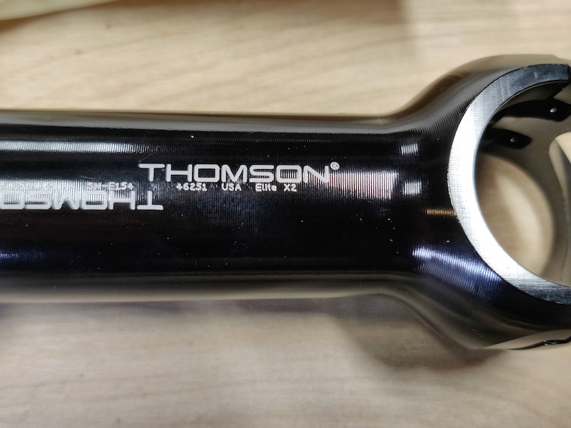 2022 Thomson X2 130mm 17deg stem black For Sale