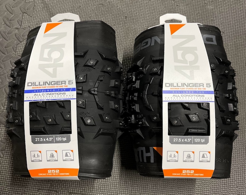 45NRTH Dillinger 5 Tubeless Tire - 27.5 x 4.5 Custom Studdable