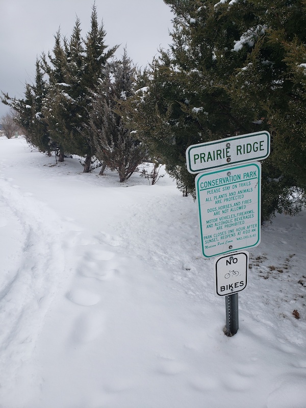 Prairie Ridge Conservation Southwest Hiking Trail - Madison, WI