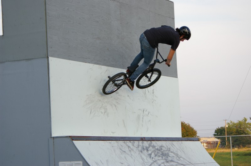 sebastien at miramichi skate park in Dieppe, New Brunswick, Canada
