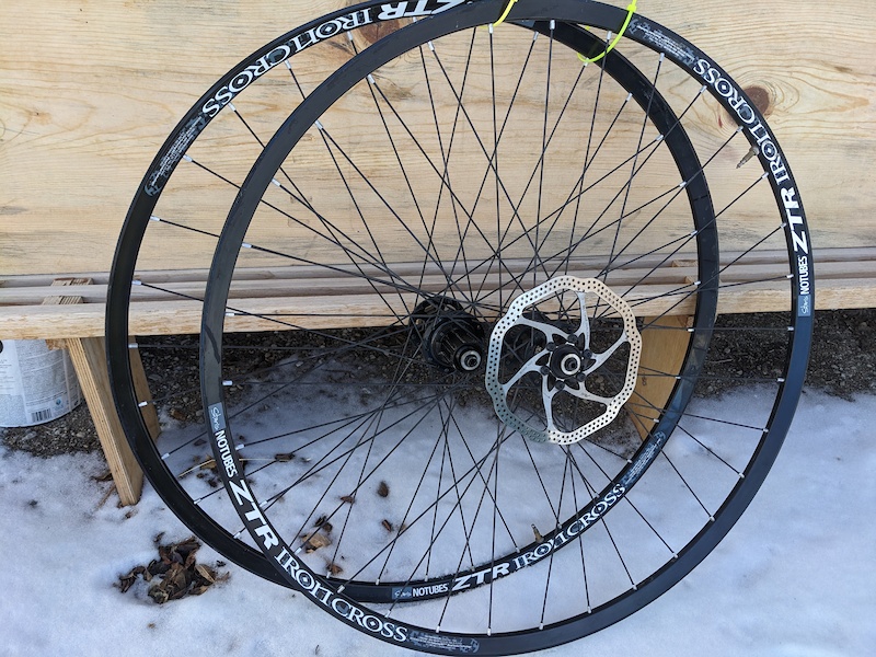 Stan's Iron Cross 32h with Speed Tuned hubs wheelset For Sale