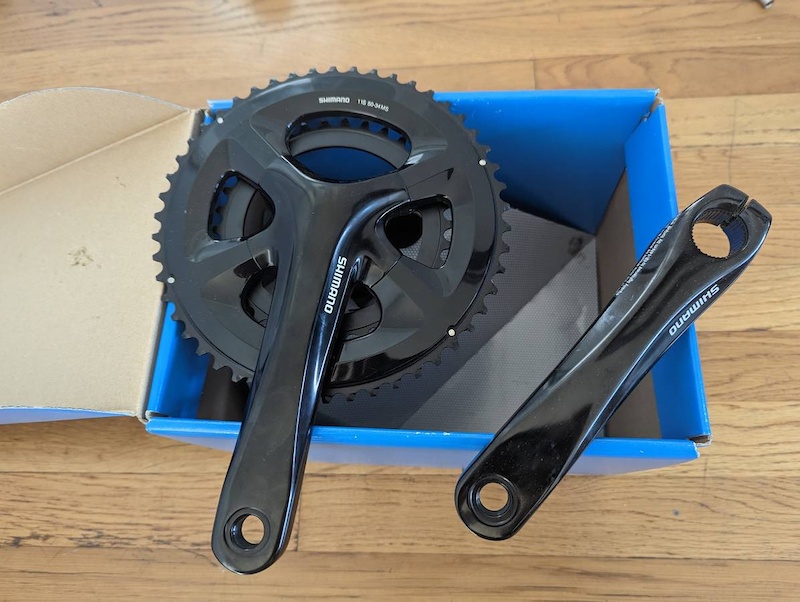 Shimano FC-RS510 2x11 Speed Crankset, 165mm For Sale