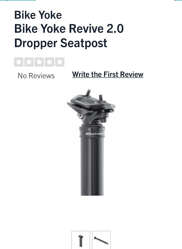 2023 New Bike Yoke Revive Dropper Post 125mm For Sale