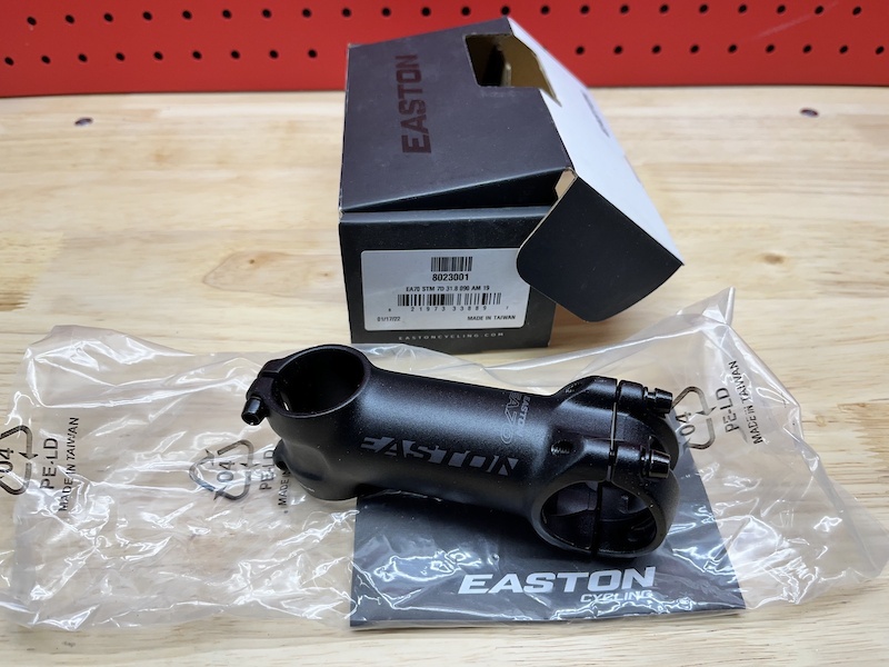 Easton EA70 Aluminum Stem 31.8mm Clamp 90mm 6 Degree Black