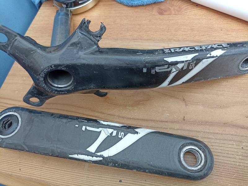 2015 Raceface Next SL 175mm carbon ti crankset spares For Sale