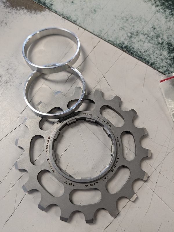Chris King 18 Tooth Single Speed Cog Stainless For Sale