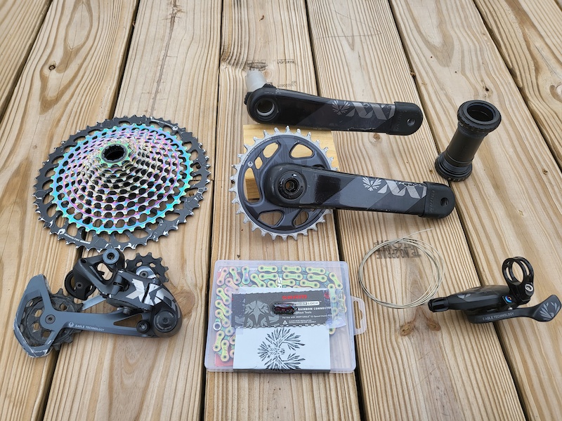 2022 XX1 Eagle Drivetrain with X01 derailleur 1000 miles For Sale
