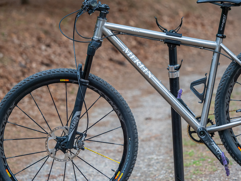 USA MERLIN MTB チタニウム XLM⭕️追加写真確認用⭕️ Merlin XLM 29 Titanium Mountain Bike Frame - Bikes