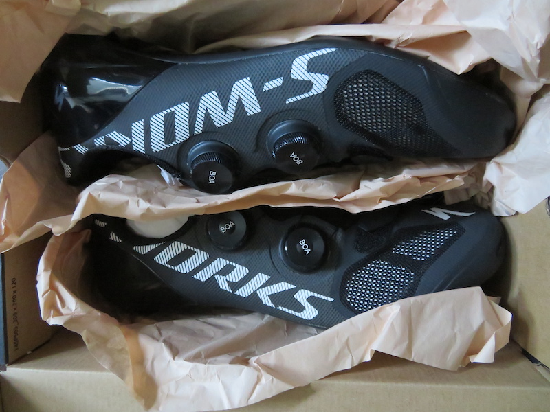 2022 SPECIALIZED S-Works 7 Vent Road Shoes Black 44 10.5 For Sale