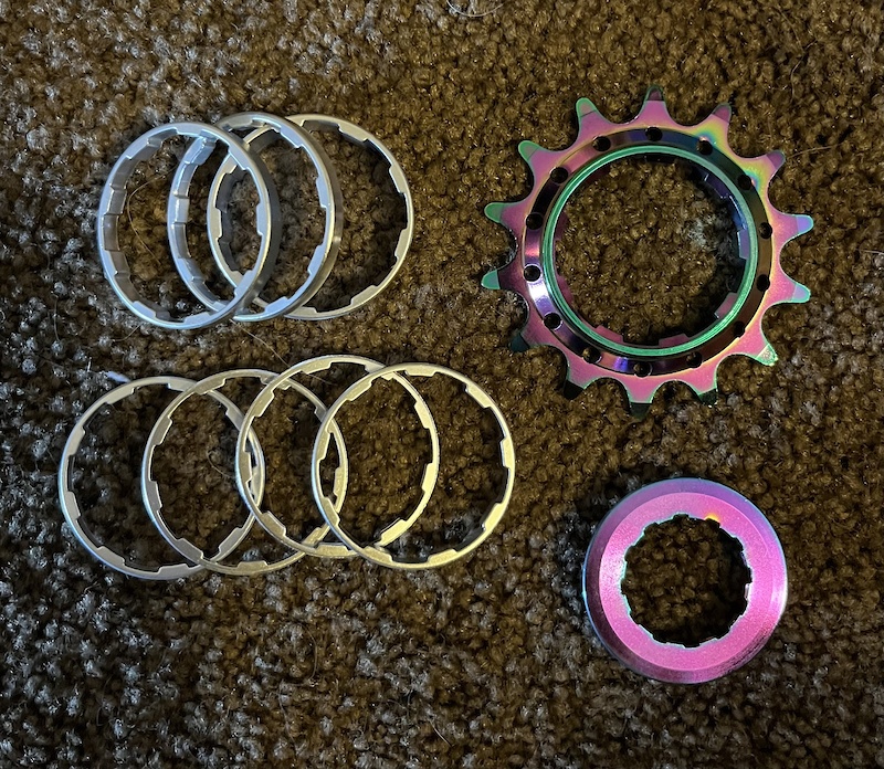2024 Single speed cog set with spacers *BRAND NEW* For Sale