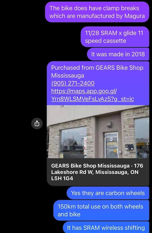 2017 cube C68 SLT Triathlon Bike 54cm For Sale