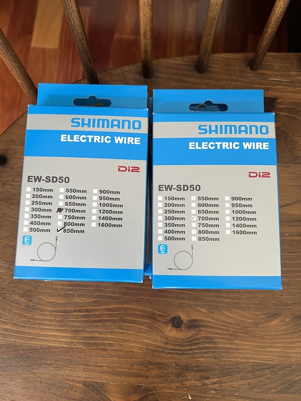 2021 Shimano Di2 EDSD50 Wires, Assorted lengths For Sale