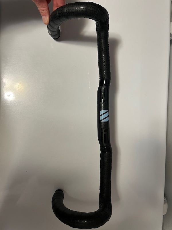 2021 Enve Carbon Road Bars w Burgh Hex Stealth Tape For Sale