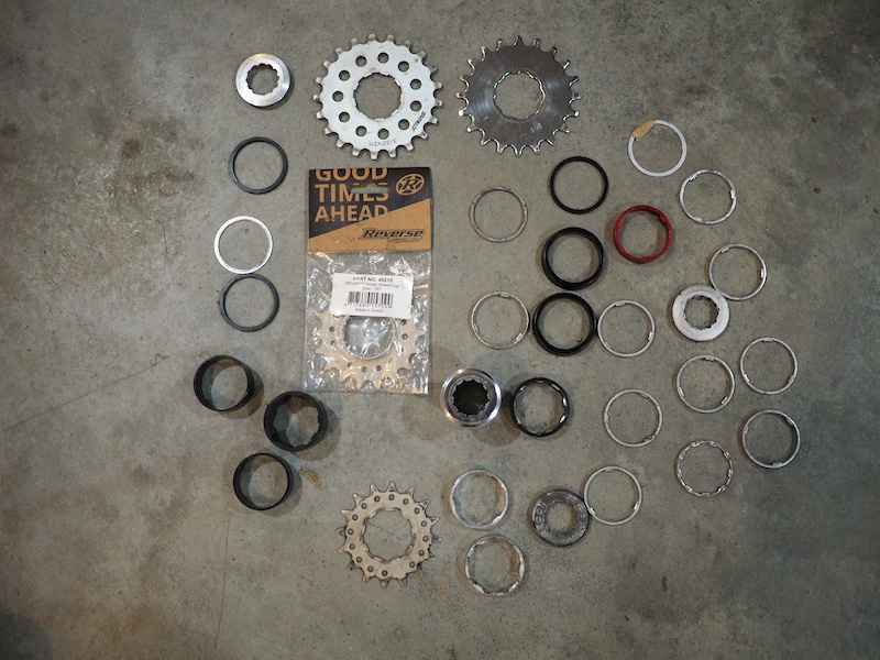 Single Speed Cog, Spacers, and Lock Rings For Sale