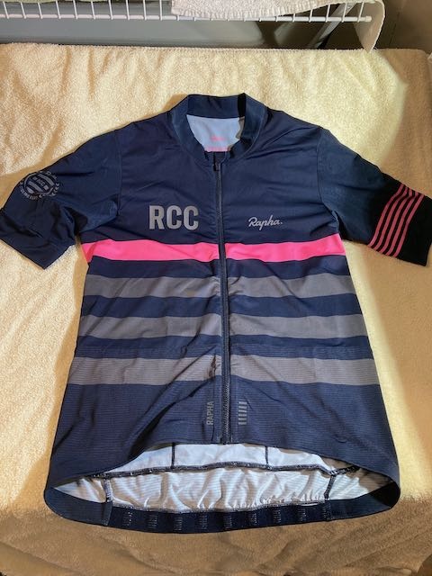 2022 Rapha Mens RCC Pro Team Jersey Medium For Sale