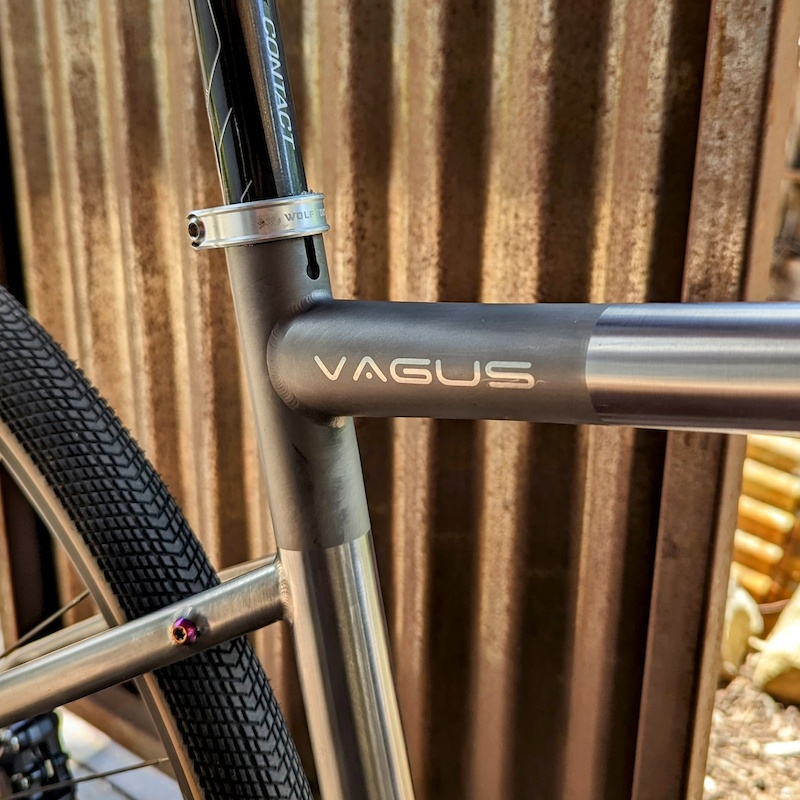 2021 Chiru Vagus XS Titanium Gravel Bike with GRX For Sale