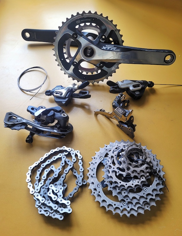 Shimano xtr cheap 2x10 groupset