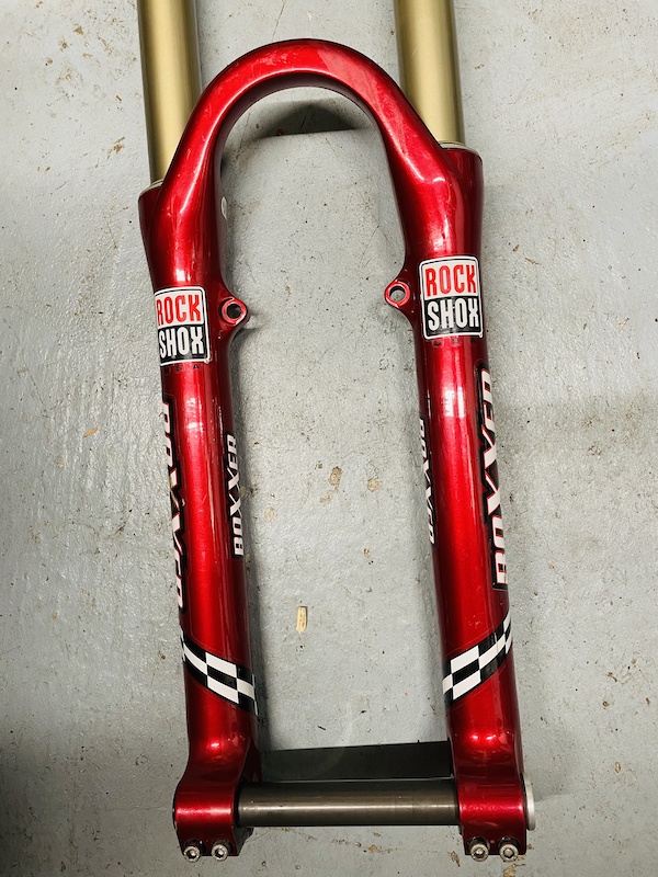Rock Shox Boxxer 2001 cherry red retro DH For Sale