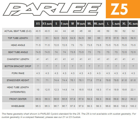 Parlee Z5 51cm xs Tall For Sale