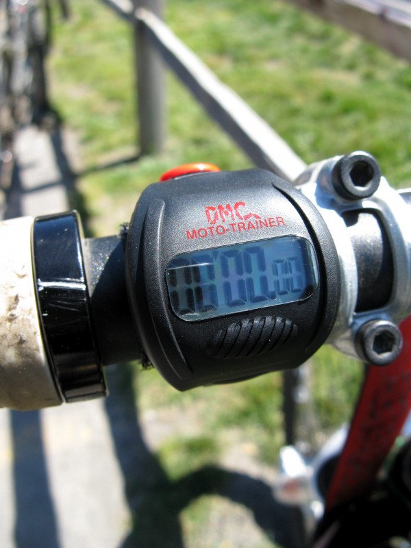 My new DMC Moto Timer......it helped me figure out my 'target' area and establish race goals. Shit listen to me- its rad and fun to see how you fare in practice- and you can double check your race time. Mine was spot on.