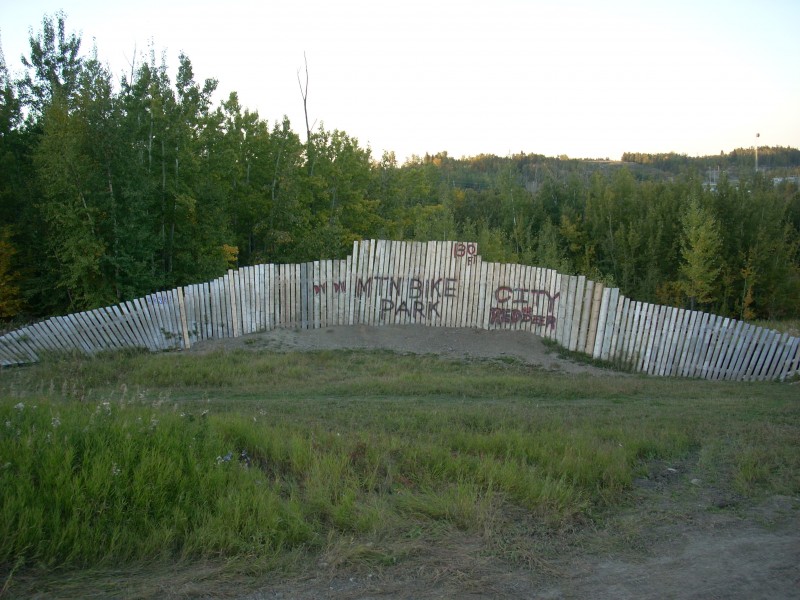 the 130 ft. wall ride in Red Deer AB, Canada