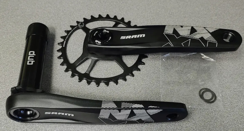 2022 SRAM NX Eagle Crankset - 170mm For Sale