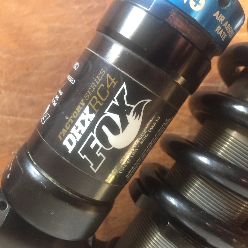 2014 Fox Factory Kashima DHX RC4 coil w/ 350lb spring (689) For Sale