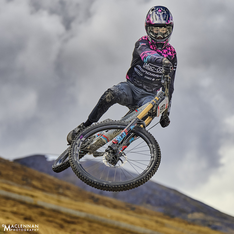 Fort William - National Downhill Series. Copyright Ian MacLennan.