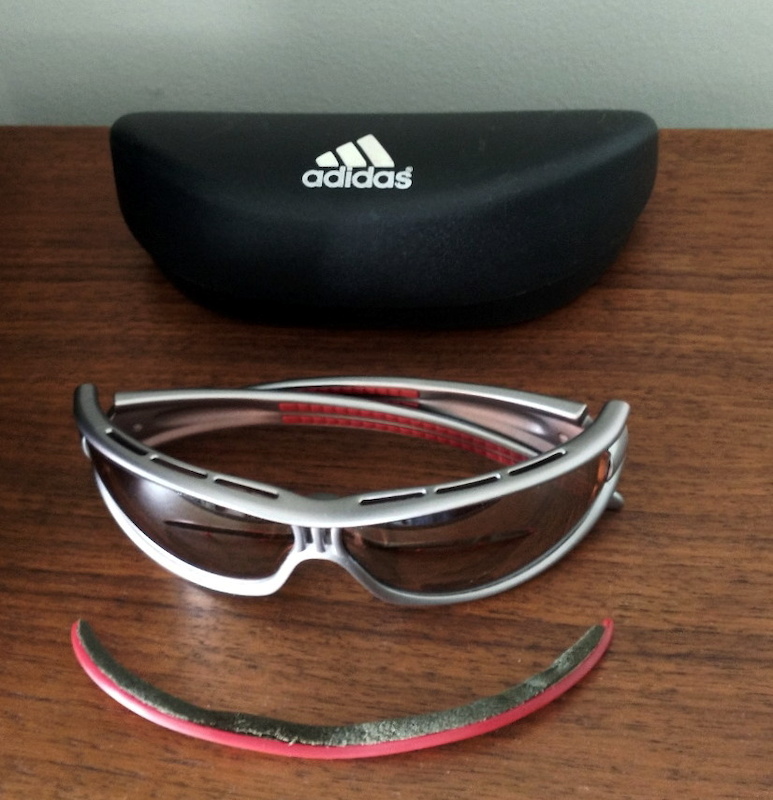Defecte Beschuldigingen Blind Adidas Evil Eye Pro Sport Sunglasses Titanium As Is For Sale