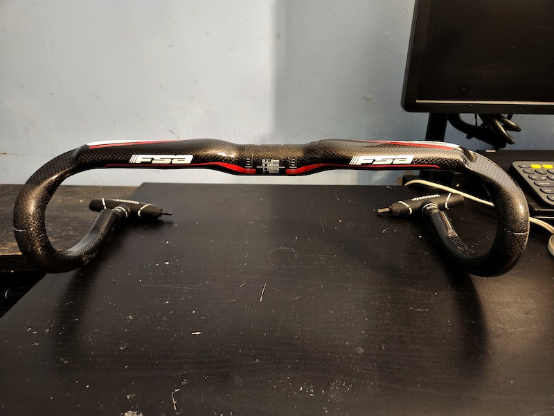 FSA K-Wing **CARBON*Aero Bar*Orig.$350*ERGO Friendly* For Sale