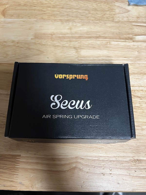 2022 Vorsprung Secus Fork Air Spring Upgrade Kit Fox 38 For Sale