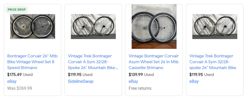 Bontrager corvair hot sale